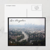 los angeles city uitzicht briefkaart (Voorkant / Achterkant)