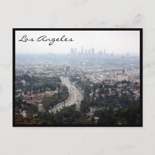 los angeles city uitzicht briefkaart (Voorkant)