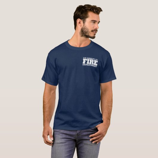 Los Angeles Co Fire Department Battalion 4 T-shirt (Voorkant volledig)