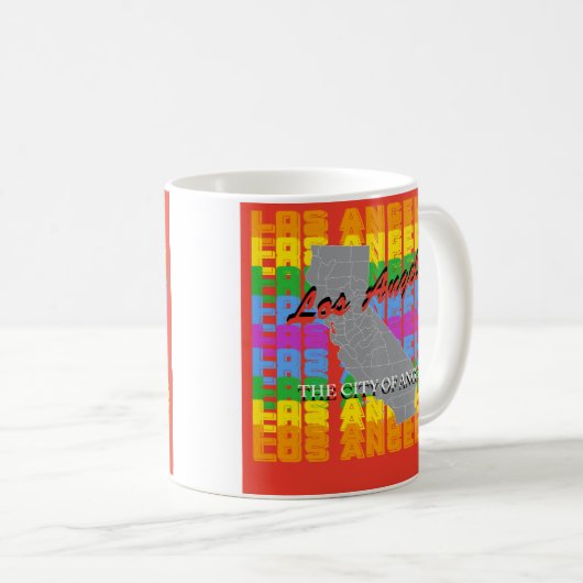 Los Angeles coffee mug  Koffiemok (Voorkant rechts)