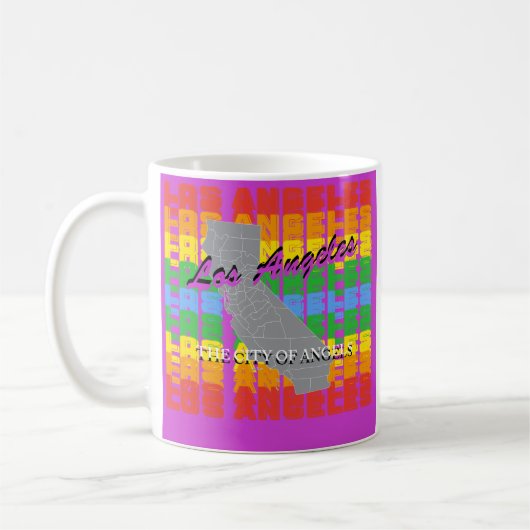 Los Angeles coffee mug Koffiemok (Links)
