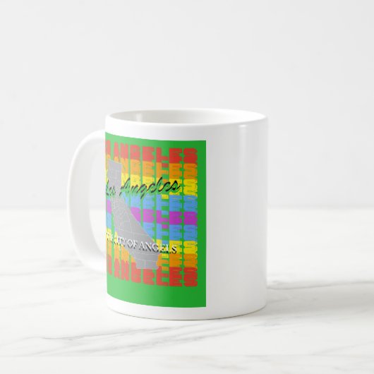 Los Angeles coffee mug Koffiemok (Voorkant links)
