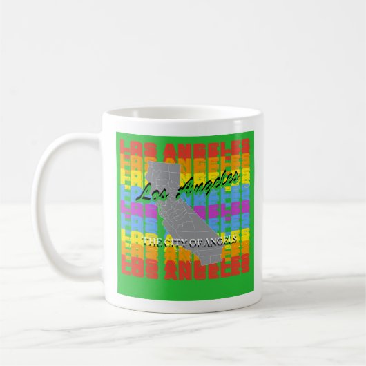 Los Angeles coffee mug  Koffiemok (Links)