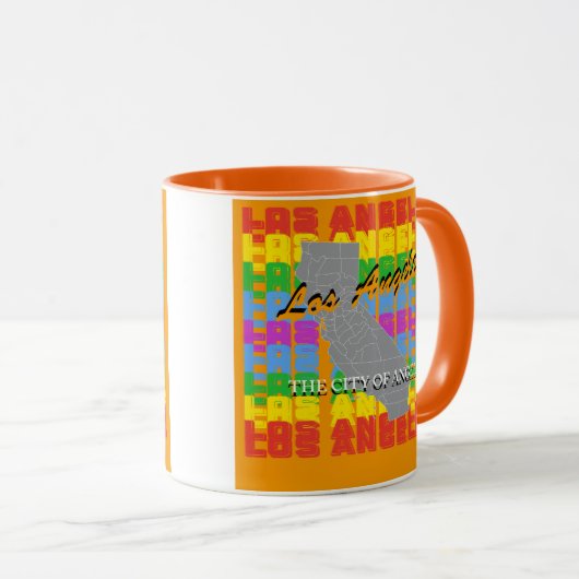 Los Angeles coffee mug  Mok (Voorkant rechts)