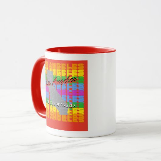Los Angeles coffee mug  Mok (Voorkant links)