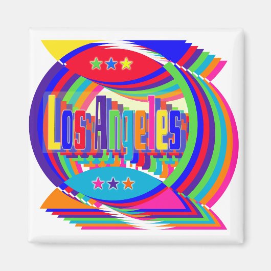 Los Angeles Color Combo 2 Magnet (Voorkant)