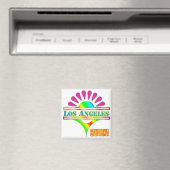 "Los Angeles Colorful 1" Magnet (Insitu (Vaatwasser))