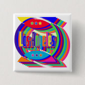 Los Angeles Colour Combo 2 Button (Voorkant)