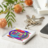 Los Angeles Colour Combo 2 Sleutelhanger (Zijkant)