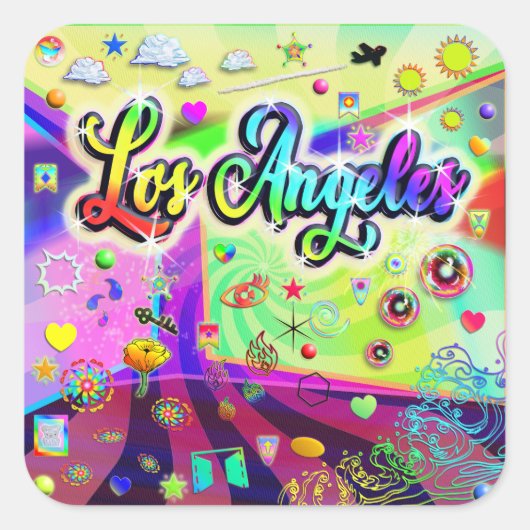 Los Angeles Cool Energy Sticker (Voorkant)