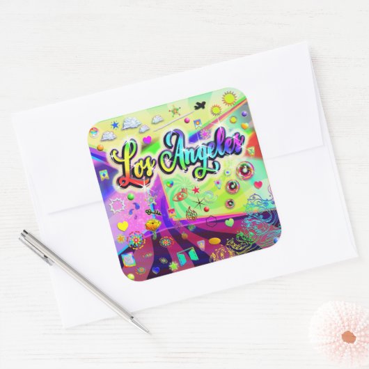 Los Angeles Cool Energy Sticker (Envelop)