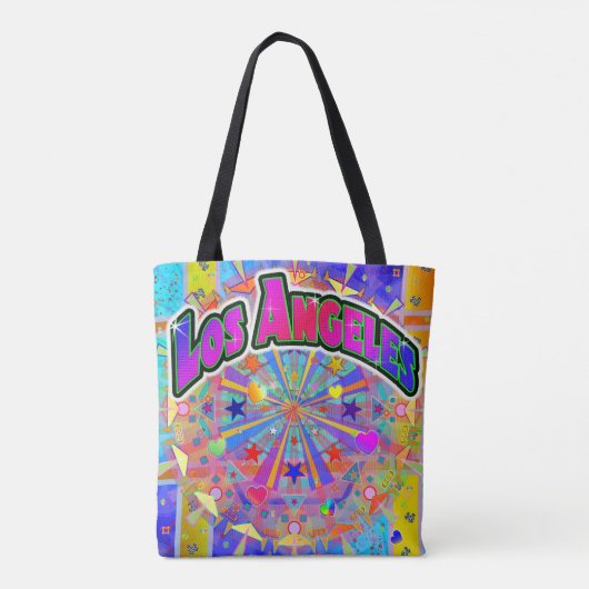Los Angeles Cosmic Unity Canvas tas (Achterkant)