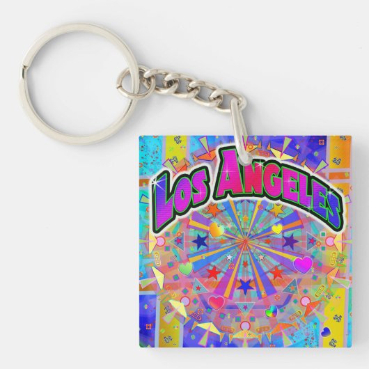 Los Angeles Cosmic Unity Sleutelhanger (Voorkant)