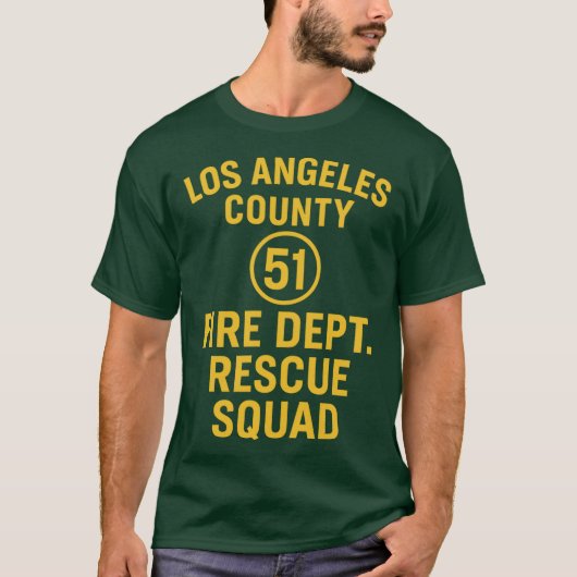 Los Angeles County Fire Dept 51 T-shirt (Voorkant)