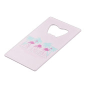 Los Angeles Creditkaart Flessenopener (Voorkant Gekanteld)