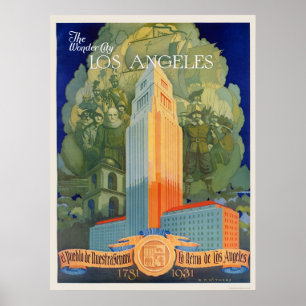 Los Angeles, de Wonder City Poster
