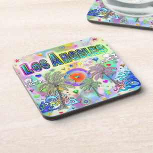 Los Angeles Deep Dream Onderzetter