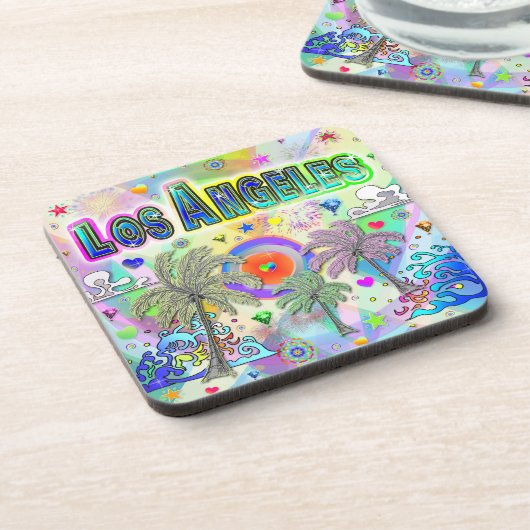 Los Angeles Deep Dream Onderzetter (Linkerzijde)
