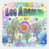 Los Angeles Deep Dream Sticker (Voorkant)