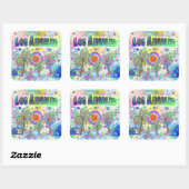 Los Angeles Deep Dream Sticker (Vel)