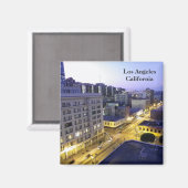 Los Angeles, Downtown Night Magnet! Magneet (Voorkant / Achterkant)