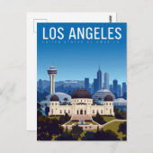 Los Angeles Dreamscape Skyline Briefkaart (Voorkant / Achterkant)