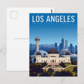 Los Angeles Droomlandschap Skyline Briefkaart (Voorkant / Achterkant)