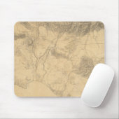 Los Angeles en San Bernardino Topografie Muismat (Met muis)