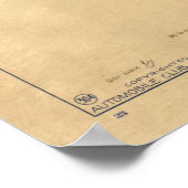 Los Angeles en San Gabriel Mountains Map (1915) Poster (Hoek)