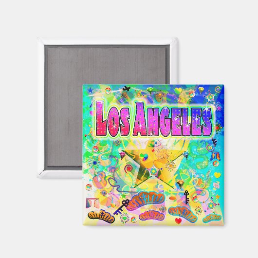Los Angeles Epoch Hour Magneet (Voorkant / Achterkant)