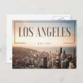 Los Angeles - Est 1781 Briefkaart (Voorkant / Achterkant)