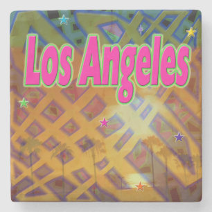 Los Angeles Eternal Marble Stone Onderzetter