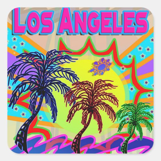 Los Angeles Eternal Sticker (Voorkant)
