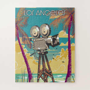 Los Angeles filmcamera poster Legpuzzel