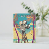 Los Angeles Filmcamera poster Uitnodiging Briefkaart (Staand voorkant)