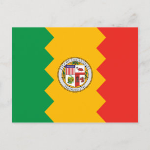 Los Angeles Flag Briefkaart