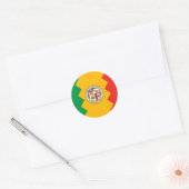 Los Angeles Flag Ronde Sticker (Envelop)
