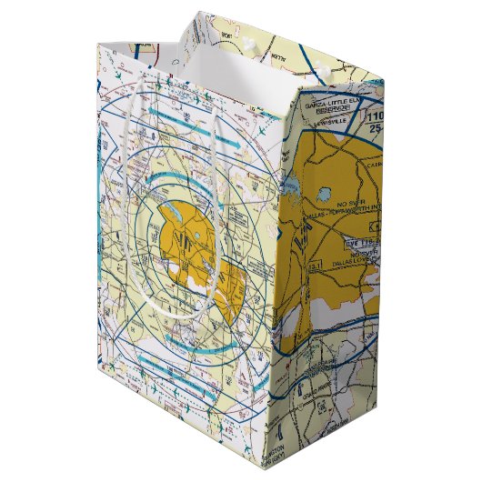 Los Angeles Flyway Chart Medium Cadeauzakje (Achterkant Gekanteld)