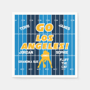 Los Angeles Football Familie Papier Napkin Servet