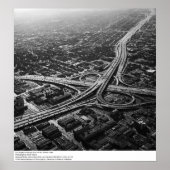 Los Angeles Freeways uit de lucht, 1966 Poster (Voorkant)