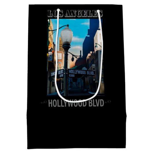 Los Angeles GiftBag Medium Cadeauzakje (Achterkant)