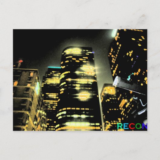 Los Angeles Glow Briefkaart (Voorkant)