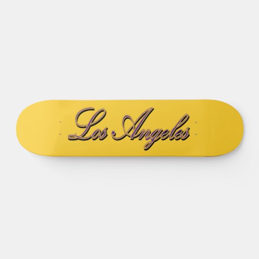 Los Angeles Gold Standard Skateboard (Horizontaal)