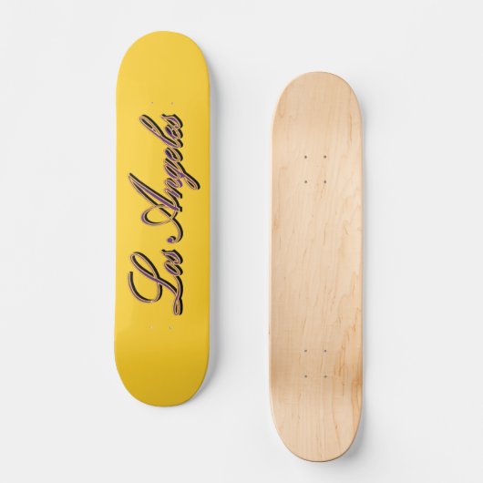 Los Angeles Gold Standard Skateboard (Voorkant)