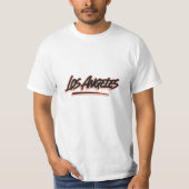 Los Angeles Graffiti Style T-Shirt (Voorkant)