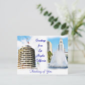 Los Angeles, Greetings_ Briefkaart (Staand voorkant)
