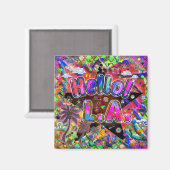 Los Angeles Hallo! Magneet! Magneet (Voorkant / Achterkant)