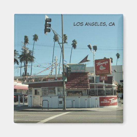 Los Angeles Hamburgers Magnet! Magneet (Voorkant)