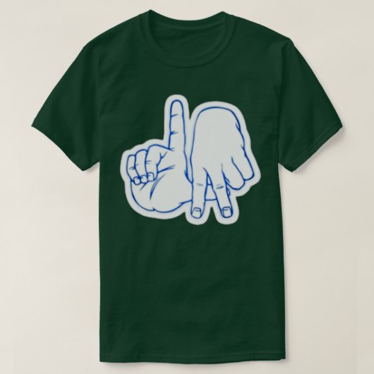 Los Angeles Hand Sign White T-shirt (Design voorkant)