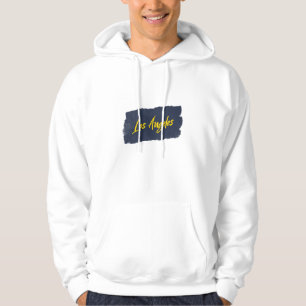 Los Angeles handgeschreven gele typografie Hoodie